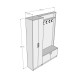 Wardrobe & Coat Rack Asra V7 Wardrobe & Coat Rack Asra V7
