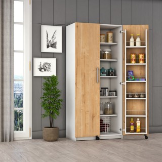 Folding Kitchen Table & Pantry Cabinet Set on Sale KM-02 + MK-02