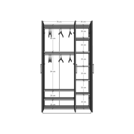 Wardrobe Asra Trend G-05 Wardrobe Asra Trend G-05