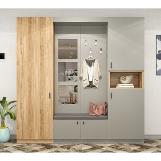 Wardrobe Salerno & Mist Grey